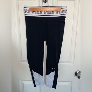 Black Victoria Secrets Pink Workout Pants